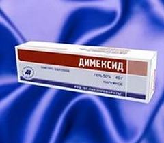 Димексид гель: эффективность новой формы лекарства, аннотация